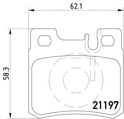 Задні гальмівні колодки Textar 2119701 ціна, від 10.77 USD