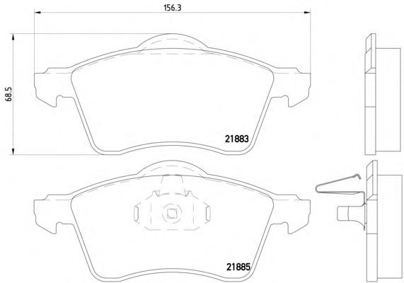 Гальмівні колодки Textar 2188302 ціна, від 22.11 USD