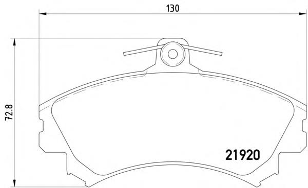 Тормозні колодки Textar 2192001