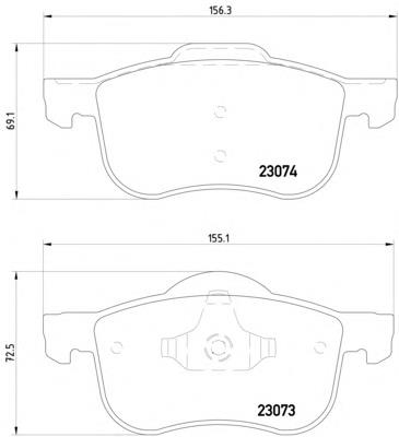 Гальмівні колодки Textar 2307303 ціна, від 24.00 USD
