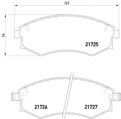 Купити 2172502 Textar Колодки гальмівні передні, дискові