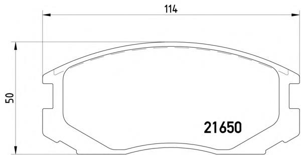 Купити 2165001 Textar Колодки гальмівні передні, дискові