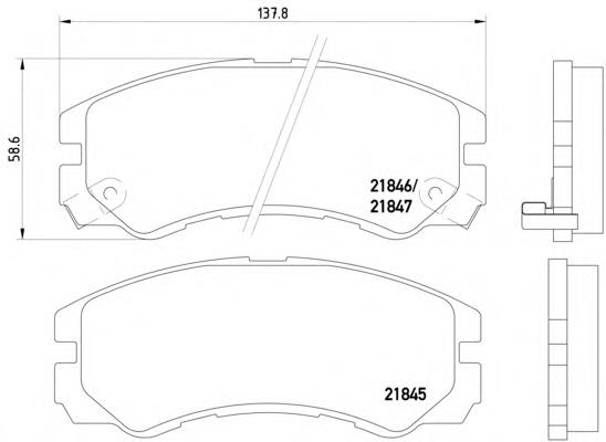 Гальмівні колодки Textar 2184501 ціна, від 22.37 USD