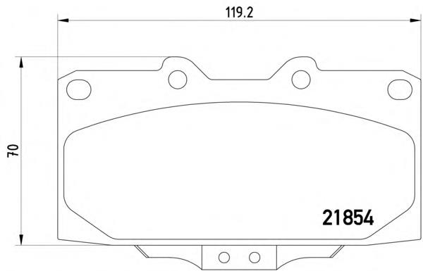 Гальмівні колодки Textar 2185401 ціна, від 29.42 USD