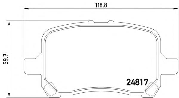 Гальмівні колодки Textar 2481701 ціна, від 39.28 USD