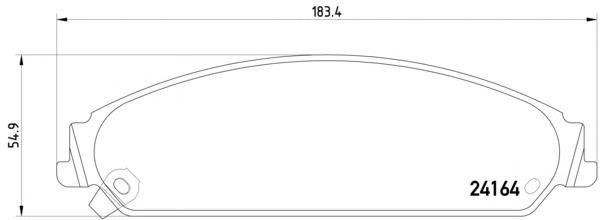 Гальмівні колодки Textar 2416401 ціна, від 24.84 USD