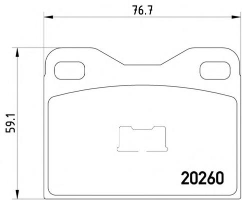 2026003 Textar колодки гальмівні передні, дискові