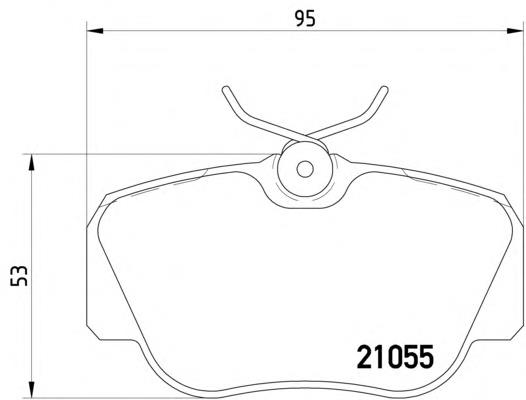 Гальмівні колодки Textar 2105503 ціна, від 13.99 USD