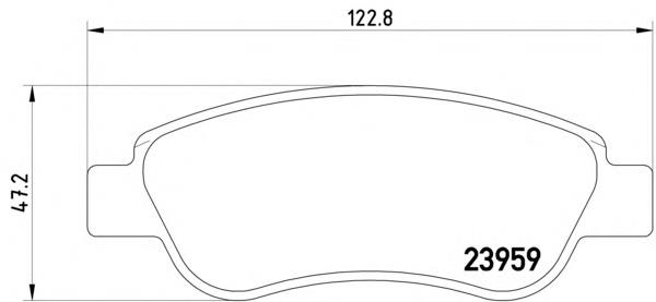 2395901 Textar Передні гальмівні колодки