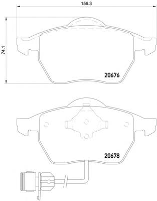 2067602 Textar Передні гальмівні колодки
