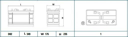 Купити EG1101 Exide Автомобільна батарея