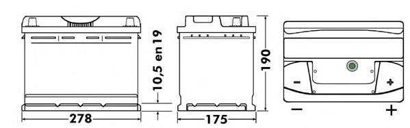 EB740 Exide Авто акумулятор