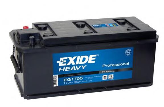 EG1705 Exide акумуляторна батарея, акб