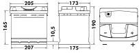 Акумуляторна батарея, АКБ 54459 Exide