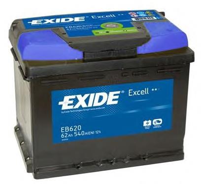 Акумуляторна батарея, АКБ Exide EB620