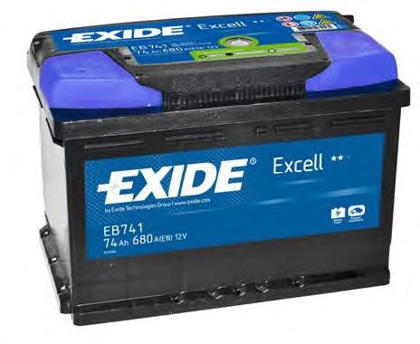EB741 Exide Авто акумулятор