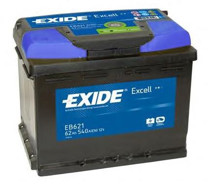 Акумуляторна батарея, АКБ Exide EB621