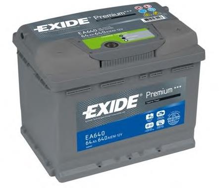 Акумуляторна батарея, АКБ EA640 Exide