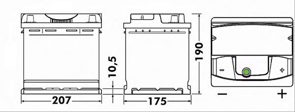 Батарея акумуляторна Exide EA530 ціна, від 85.14 USD