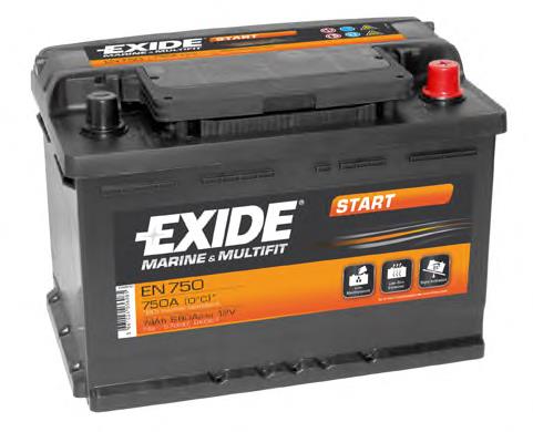 EN750 Exide Авто акумулятор