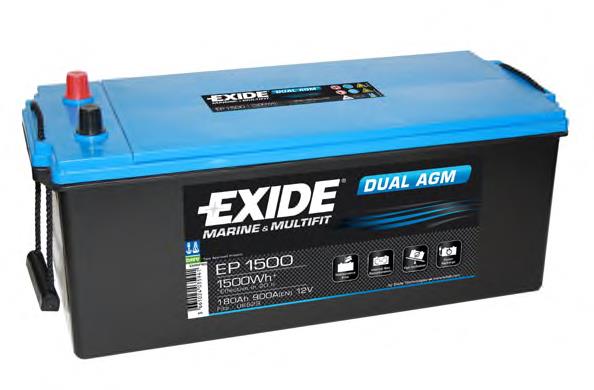 Купити EP1500 Exide Автомобільна батарея