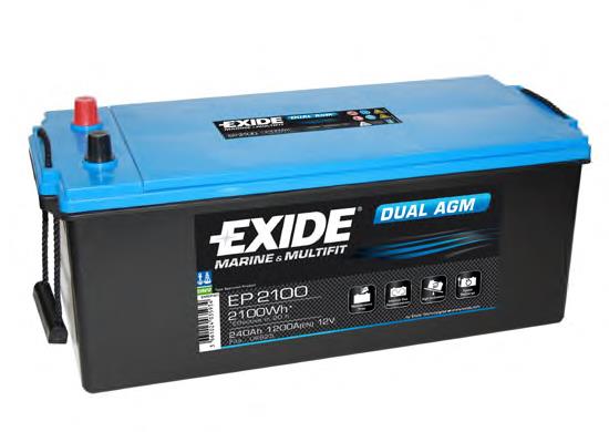 Батарея акумуляторна Exide EP2100 ціна, від 371.59 USD