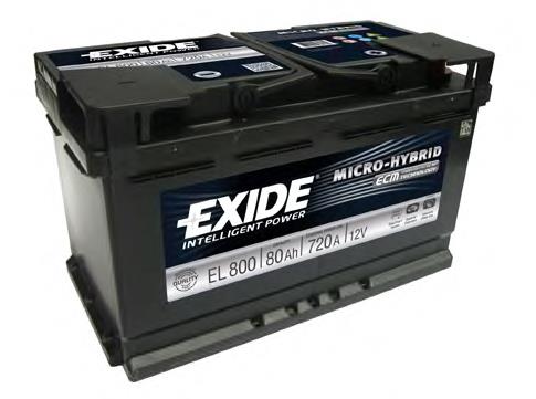 Батарея акумуляторна Exide EL800 ціна, від 168.26 USD