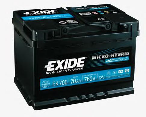 EK700 Exide Авто акумулятор