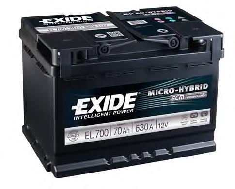 Купити EL700 Exide Автомобільна батарея