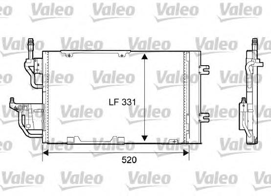 Конденсатор кондиціонера VALEO 818168 ціна, від 83.20 USD