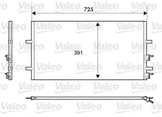 Купити 814087 VALEO Радіатор системи охолодження кондиціонера