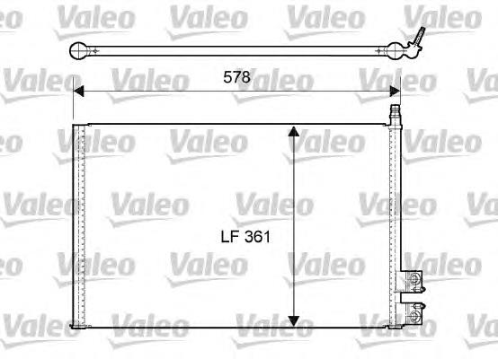 814083 VALEO Конденсатор