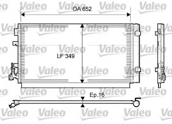 Конденсатор кондиціонера VALEO 814094 ціна, від 102.81 USD