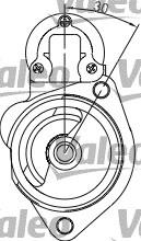 Стартер 438072 VALEO