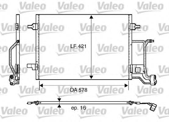 817997 VALEO Конденсатор