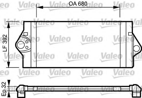 CI59000P Mahle Original Охолоджувач наддувочного повітря