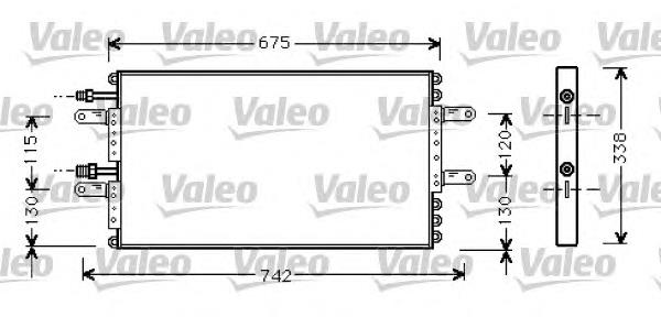 Купити 8671017595 Renault (RVI) Радіатор системи охолодження кондиціонера
