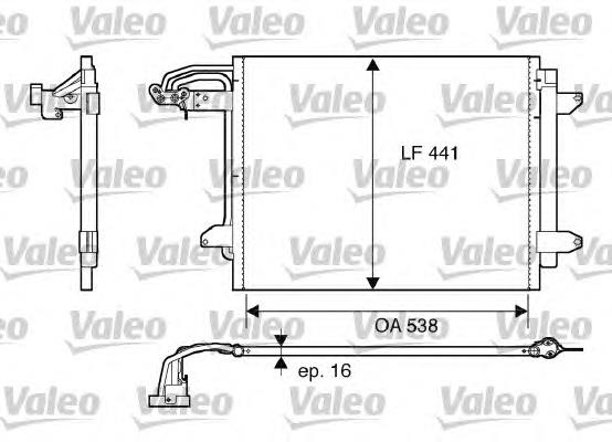 Конденсатор кондиціонера VALEO 817806 ціна, від 107.17 USD