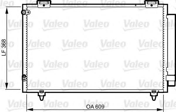 Конденсатор кондиціонера VALEO 817805 ціна, від 105.37 USD
