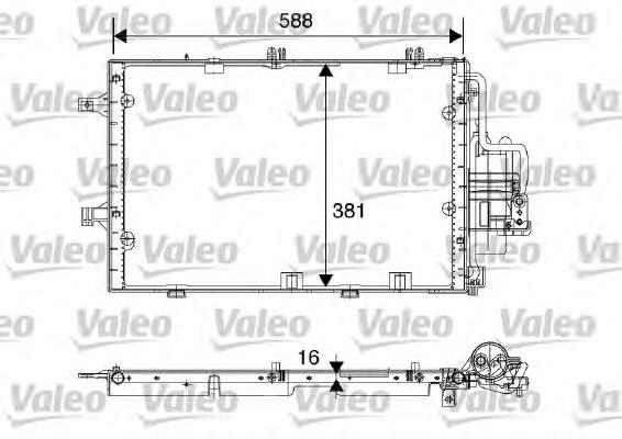 817843 VALEO Конденсатор