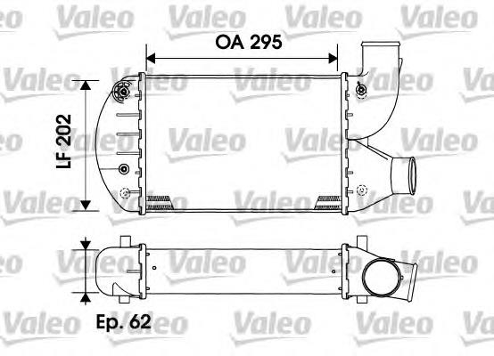 Радіатор интеркуллера 46756242 Fiat/Alfa/Lancia