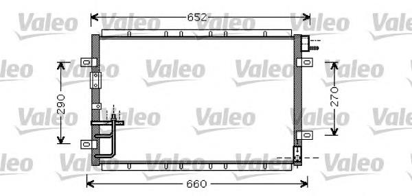Радіатор кондиціонера 818080 VALEO
