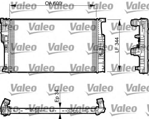 Радіатор основний VALEO 735493 ціна, від 157.66 USD