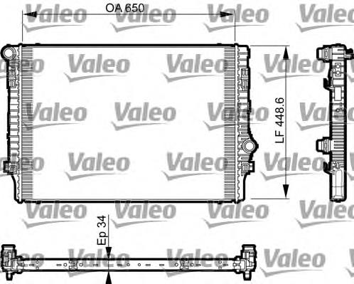 Купити 735548 VALEO Радіатор двигуна