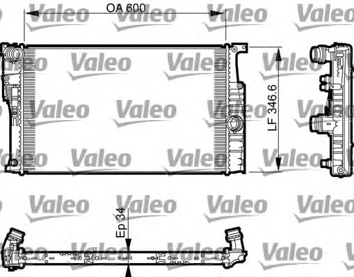 Радіатор основний VALEO 735456 ціна, від 141.10 USD