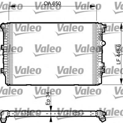 Радіатор основний VALEO 735617 ціна, від 83.43 USD
