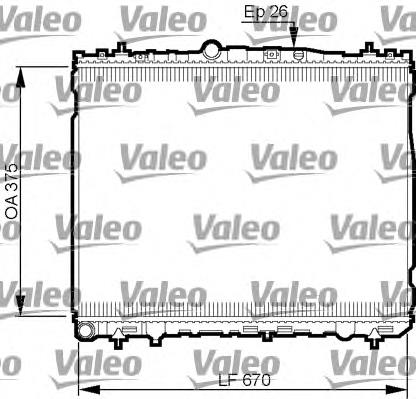 Радіатор охолодження Hyundai/Kia 253102D400