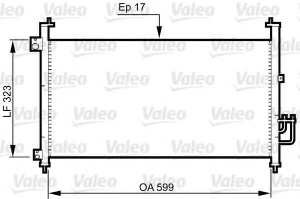 Конденсатор кондиціонера VALEO 814333 ціна, від 76.58 USD