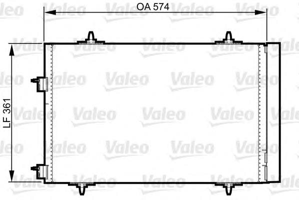 Конденсатор кондиціонера VALEO 814365 ціна, від 112.03 USD