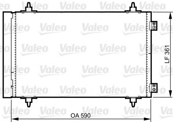 Конденсатор кондиціонера VALEO 814366 ціна, від 106.38 USD